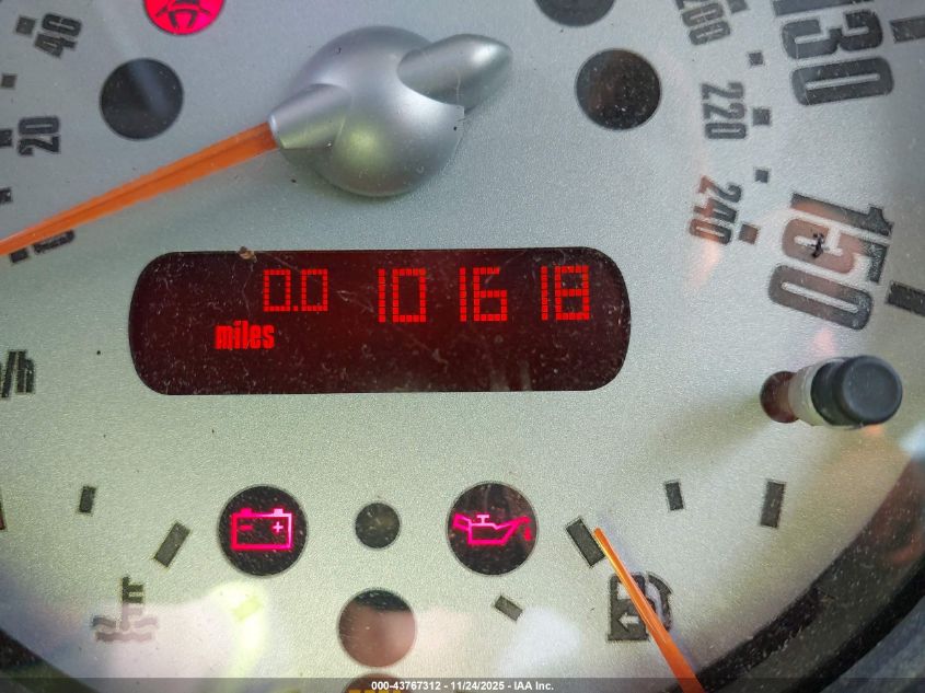 2003 Mini Cooper VIN: WMWRC33433TC47448 Lot: 43767312