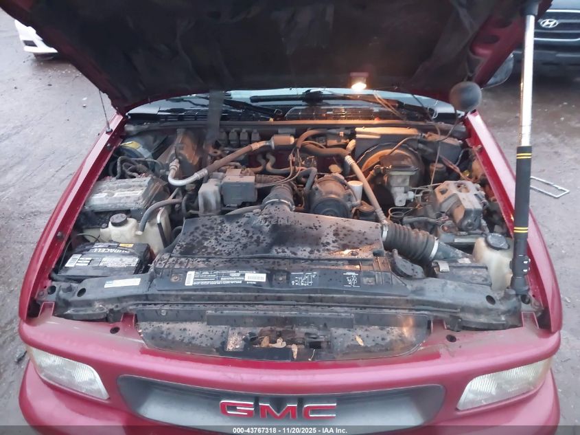 1996 GMC Sonoma VIN: 1GTCS1446TK515720 Lot: 43767318