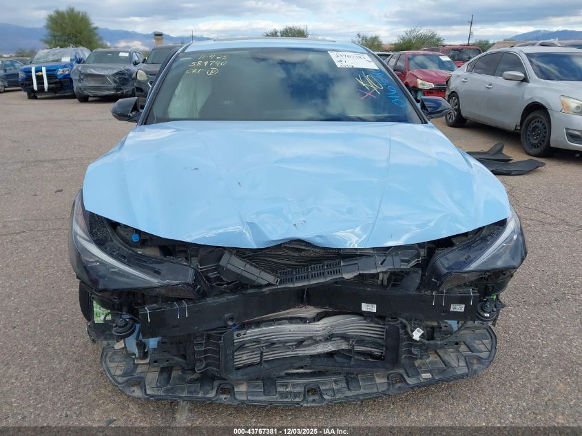 2023 Hyundai Elantra N VIN: KMHLW4AK0PU016586 Lot: 43767381