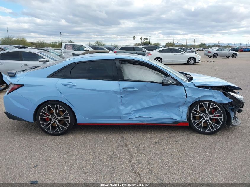 2023 Hyundai Elantra N VIN: KMHLW4AK0PU016586 Lot: 43767381