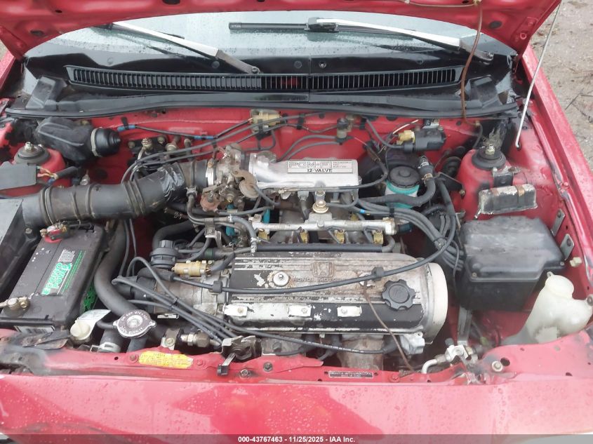 1986 Honda Civic 1.5 Si VIN: JHMAH5331GS020433 Lot: 43767463