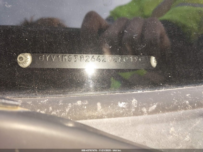 2004 Volvo S40 2.4I VIN: YV1MS382642028019 Lot: 43767476