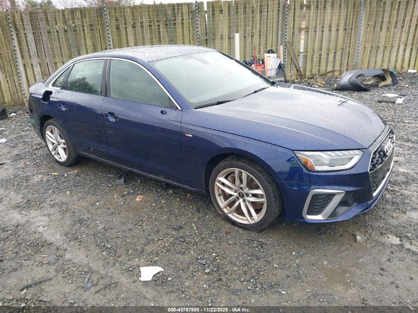 AUDI A4 PREMIUM PLUS 45 TFSI S LINE QUATTRO S TRONIC