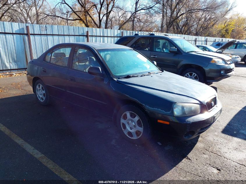 2001 Hyundai Elantra Gls VIN: KMHDN45D71U100141 Lot: 43767513