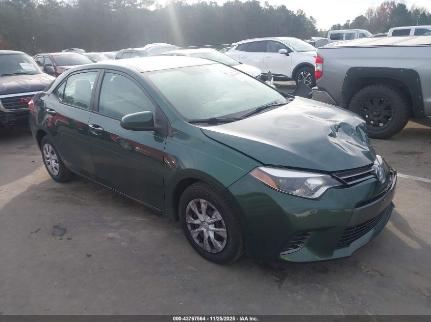 TOYOTA COROLLA LE ECO