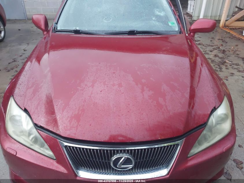 2006 Lexus Is 350 VIN: JTHBE262565004960 Lot: 43767598