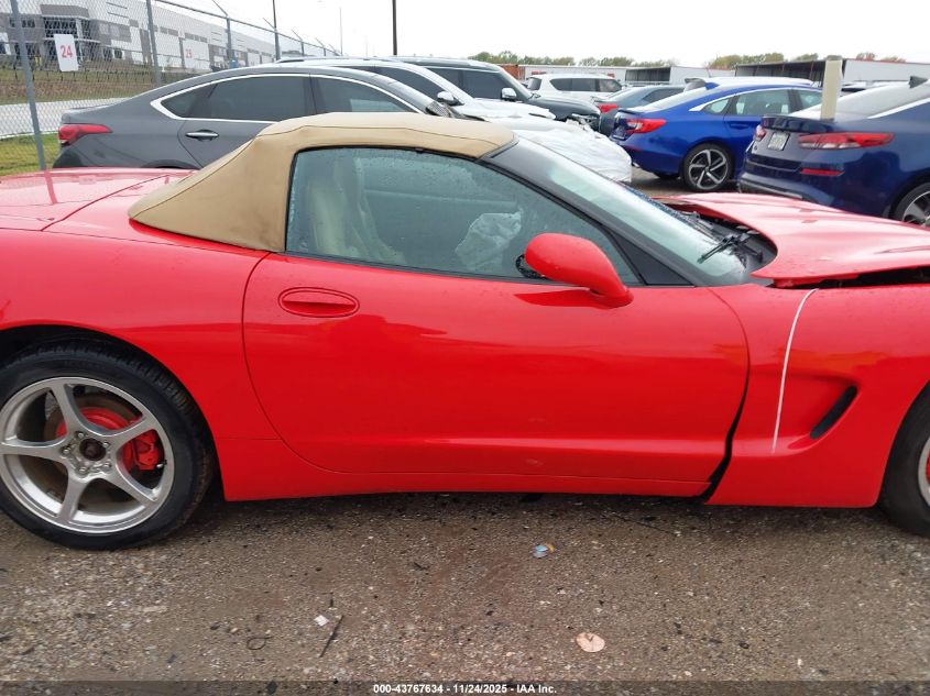 2002 Chevrolet Corvette VIN: 1G1YY32G325134393 Lot: 43767634