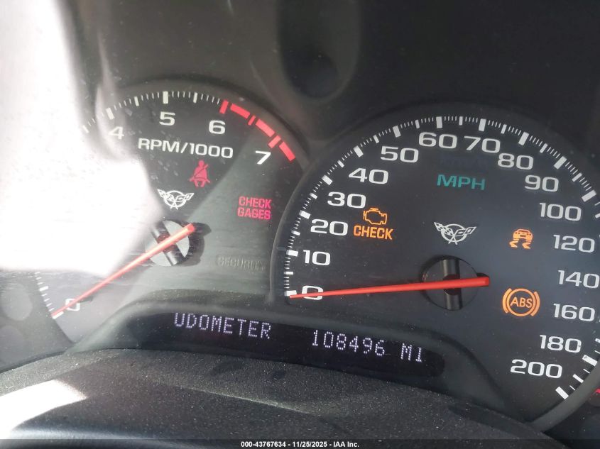 2002 Chevrolet Corvette VIN: 1G1YY32G325134393 Lot: 43767634