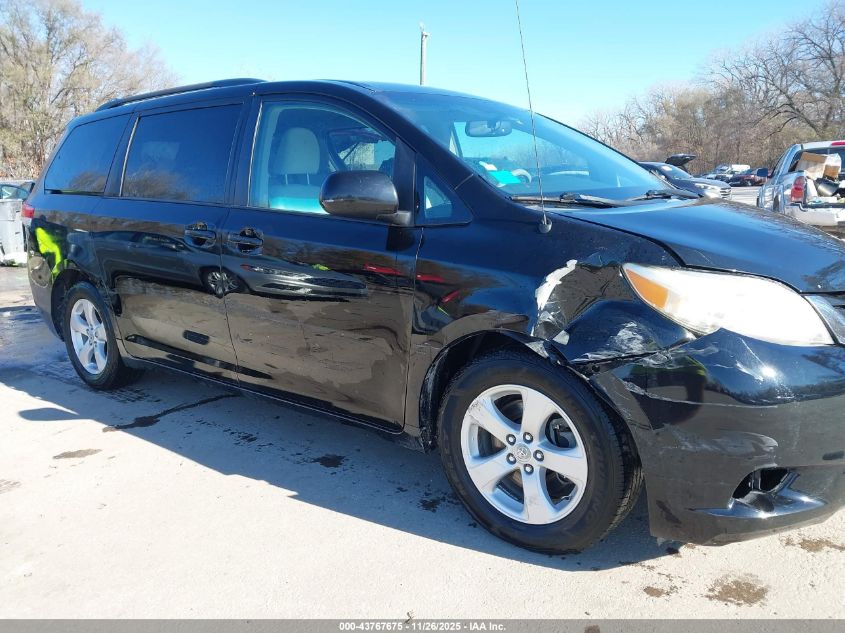 2012 Toyo Sienna Le Fwd W/8-Pa Le V6 8 Passenger VIN: 5TDKK3DC8CS237815 Lot: 43767675