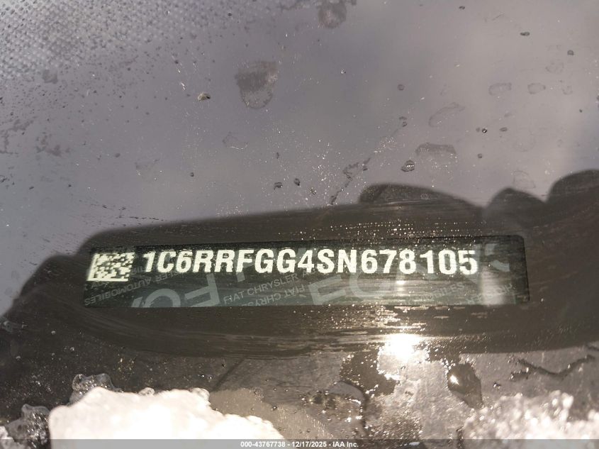 2025 Ram 1500 Tradesman 4X4 5'7 Box VIN: 1C6RRFGG4SN678105 Lot: 43767738
