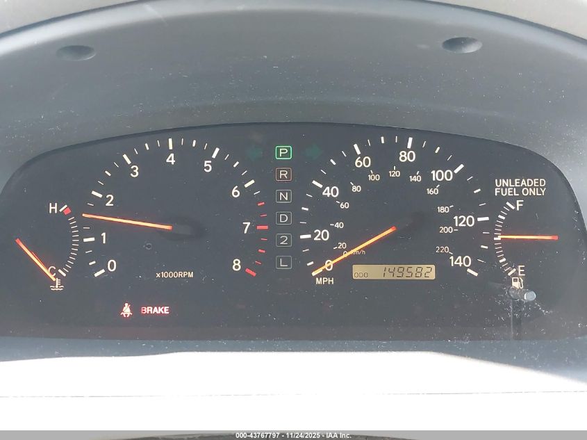 1997 Lexus Es 300 VIN: JT8BF22GXV0011008 Lot: 43767797