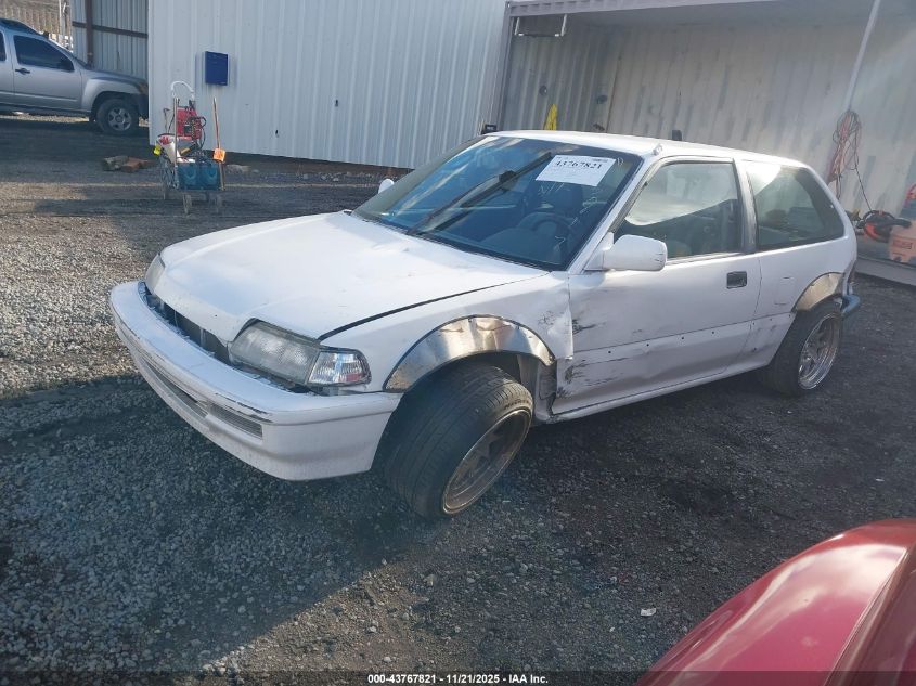 2HGED6351MH543817 1991 HONDA CIVIC photo no. 2