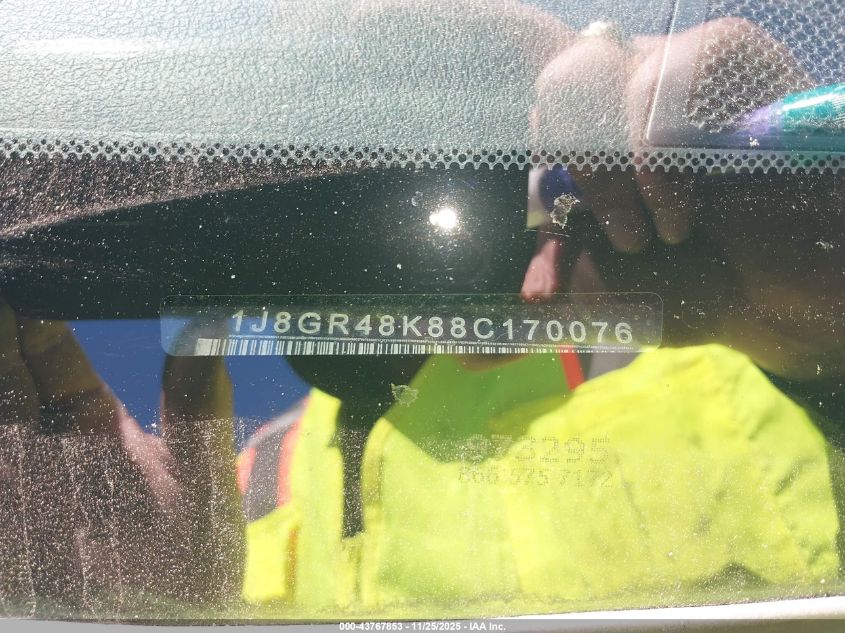 2008 Jeep Grand Cherokee Laredo VIN: 1J8GR48K88C170076 Lot: 43767853