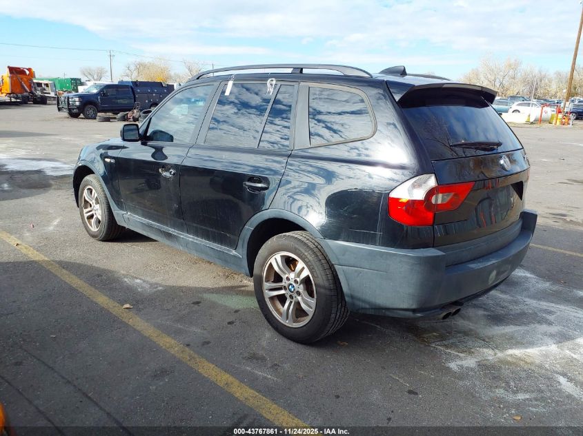 2005 BMW X3 3.0I VIN: WBXPA93415WD21344 Lot: 43767861