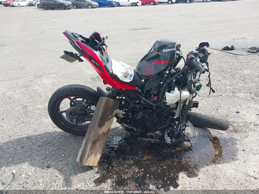 2025 Kawasaki Ex500 VIN: ML5EXGG10SDA62046 Lot: 43767878