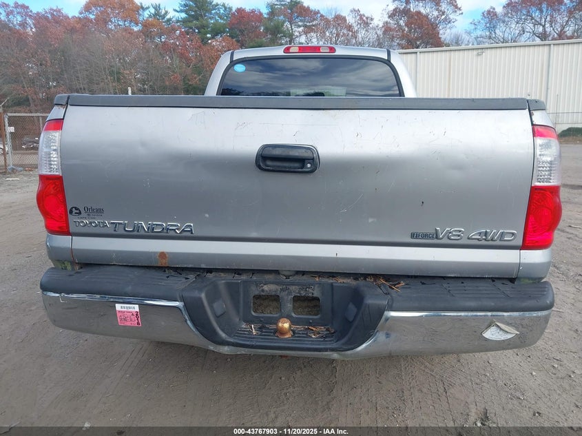 2006 Toyota Tundra Sr5 V8 VIN: 5TBDT44126S519620 Lot: 43767903