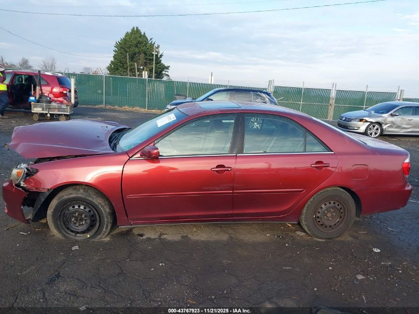 2005 Toyota Camry Le VIN: 4T1BE30K25U002518 Lot: 43767923