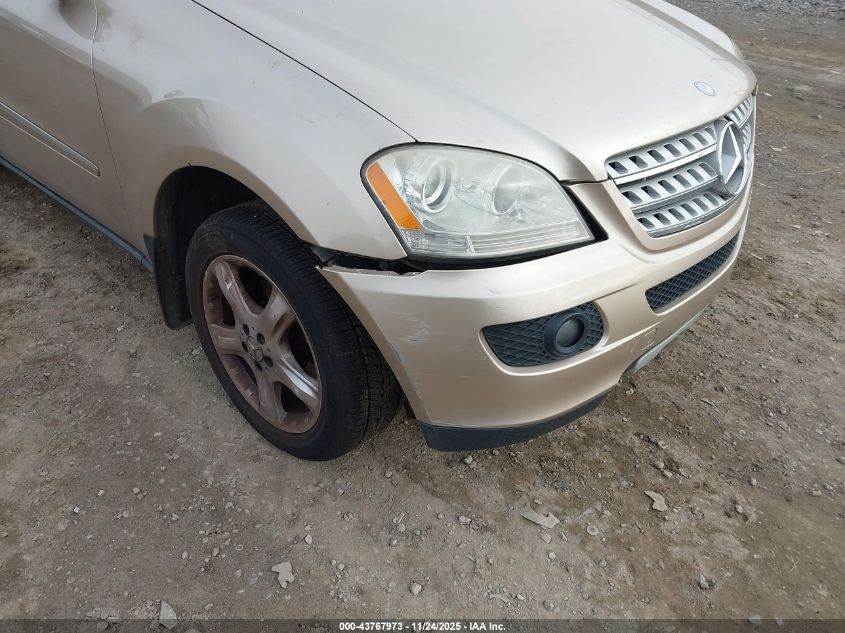 2007 Mercedes-Benz Ml 350 4Matic VIN: 4JGBB86E87A163547 Lot: 43767973