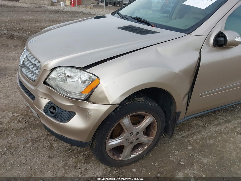 2007 Mercedes-Benz Ml 350 4Matic VIN: 4JGBB86E87A163547 Lot: 43767973
