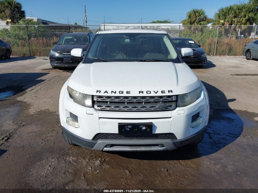 2013 Land Rover Range Rover Evoque Pure VIN: SALVR2BG0DH828342 Lot: 43768069