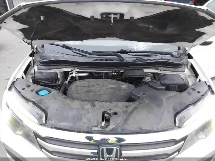 2016 Honda Pilot Ex-L VIN: 5FNYF6H63GB025967 Lot: 43768116