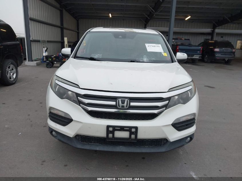 2016 Honda Pilot Ex-L VIN: 5FNYF6H63GB025967 Lot: 43768116