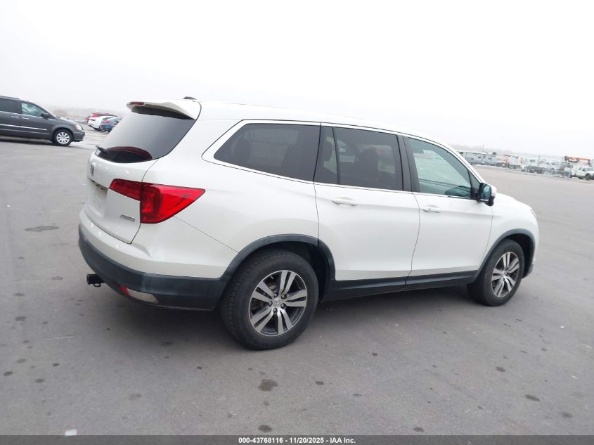 2016 Honda Pilot Ex-L VIN: 5FNYF6H63GB025967 Lot: 43768116
