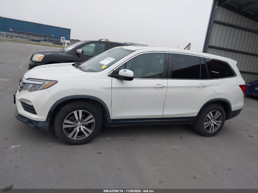 2016 Honda Pilot Ex-L VIN: 5FNYF6H63GB025967 Lot: 43768116