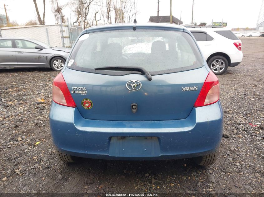 2007 Toyota Yaris VIN: JTDJT923775058837 Lot: 43768122