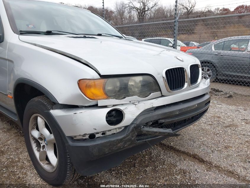 2002 BMW X5 3.0I VIN: 5UXFA53502LP46962 Lot: 43768134