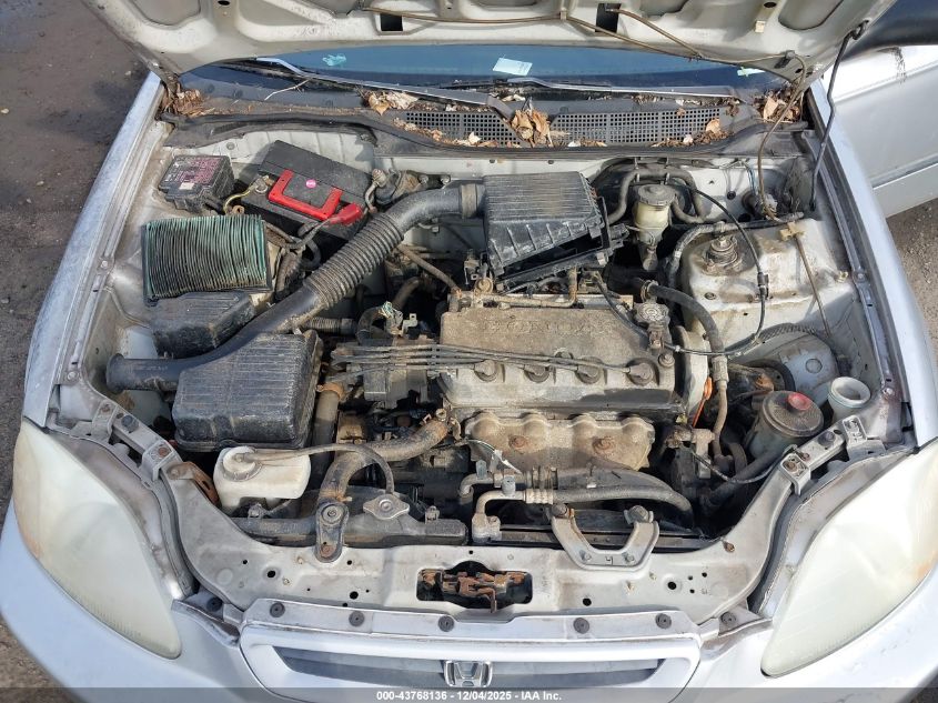 1996 Honda Civic Cx VIN: 2HGEJ6422TH113368 Lot: 43768136