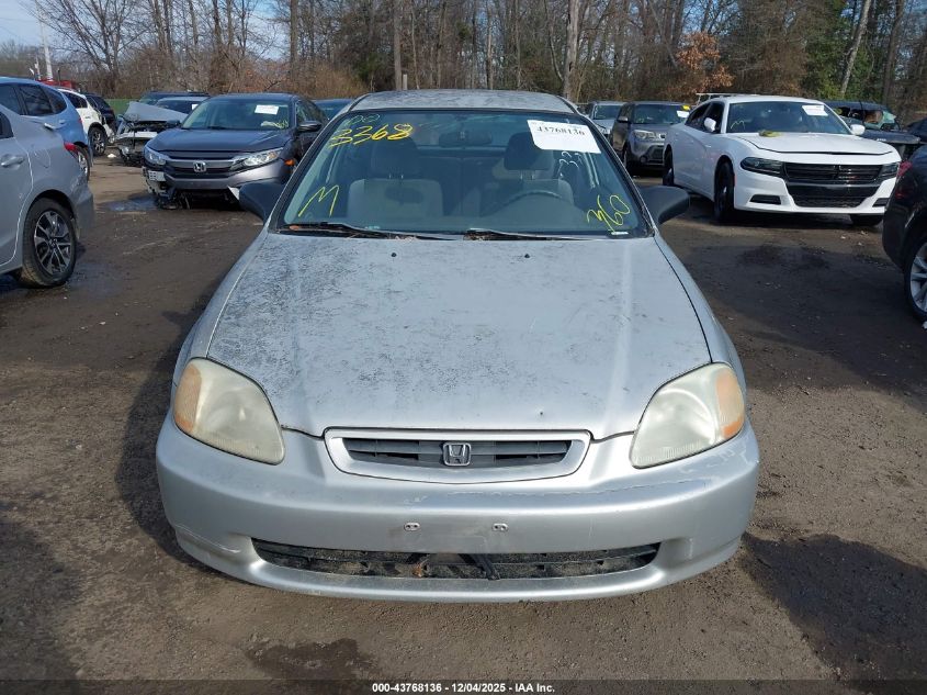 1996 Honda Civic Cx VIN: 2HGEJ6422TH113368 Lot: 43768136