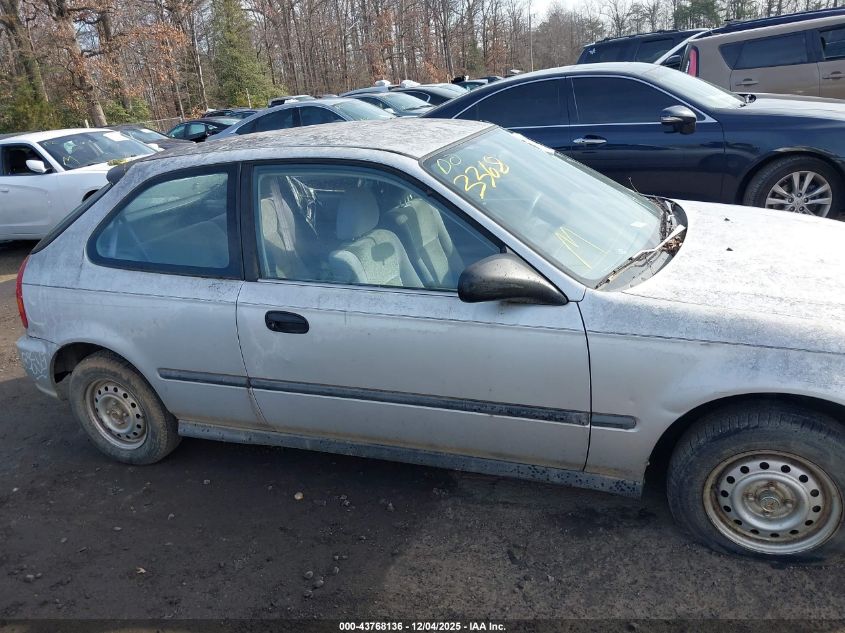 1996 Honda Civic Cx VIN: 2HGEJ6422TH113368 Lot: 43768136
