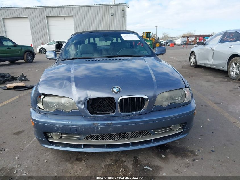 2003 BMW 330Ci VIN: WBABS53433JU98558 Lot: 43768138