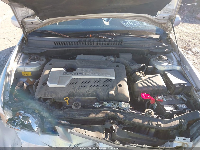 2006 Kia Spectra Ex/Lx/Sx VIN: KNAFE122665297476 Lot: 43768168