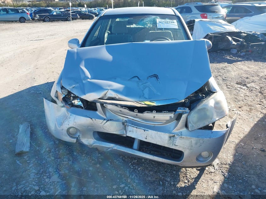 2006 Kia Spectra Ex/Lx/Sx VIN: KNAFE122665297476 Lot: 43768168