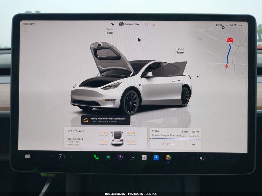 2023 Tesla Model Y Awd/Long Range Dual Motor All-Wheel Drive VIN: 7SAYGDEE7PF691505 Lot: 43768295