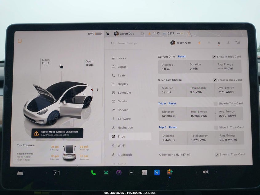 2023 Tesla Model Y Awd/Long Range Dual Motor All-Wheel Drive VIN: 7SAYGDEE7PF691505 Lot: 43768295