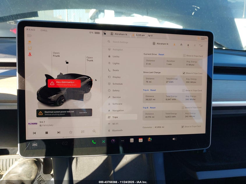 2023 Tesla Model 3 Rear-Wheel Drive VIN: 5YJ3E1EA6PF458675 Lot: 43768366