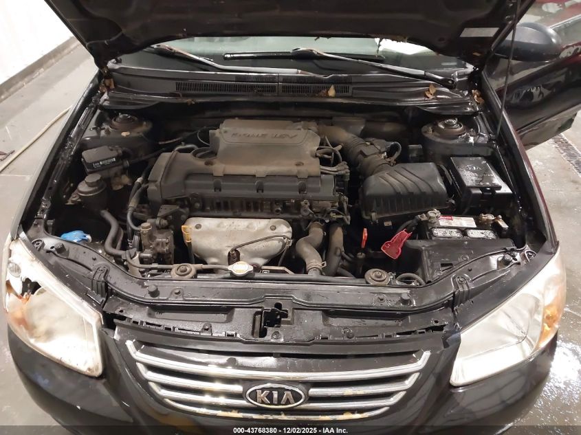 2008 Kia Spectra Ex VIN: KNAFE121685546059 Lot: 43768380