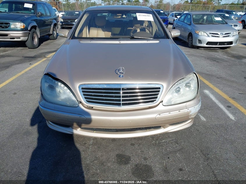 2002 Mercedes-Benz S 500 VIN: WDBNG75J02A290554 Lot: 43768385