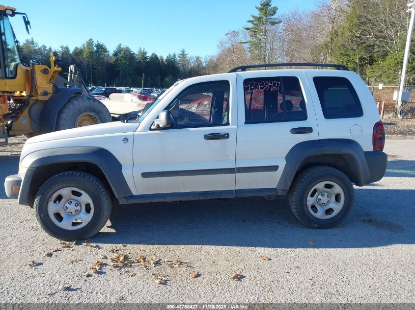 2006 Jeep Liberty Sport VIN: 1J4GL48K16W231296 Lot: 43768427