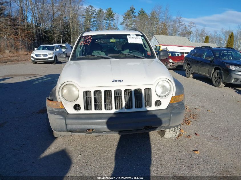 2006 Jeep Liberty Sport VIN: 1J4GL48K16W231296 Lot: 43768427