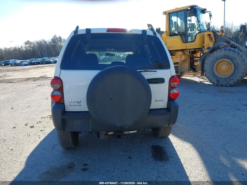 2006 Jeep Liberty Sport VIN: 1J4GL48K16W231296 Lot: 43768427