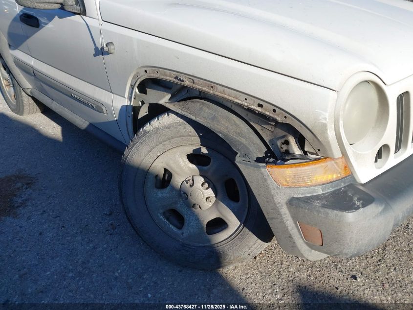 2006 Jeep Liberty Sport VIN: 1J4GL48K16W231296 Lot: 43768427