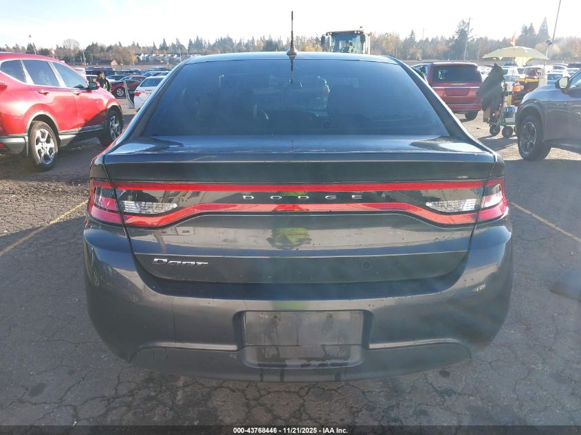 2013 Dodge Dart Se VIN: 1C3CDFAA1DD303156 Lot: 43768446