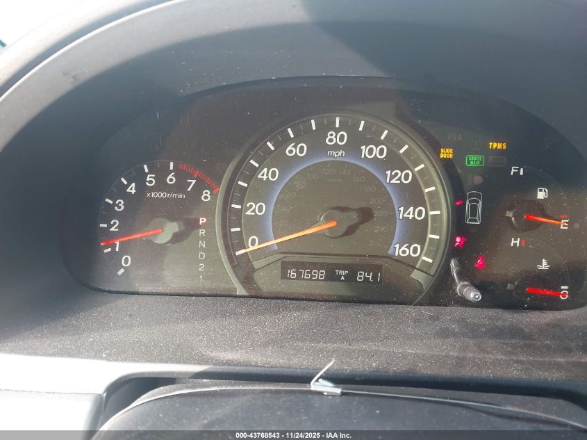 2010 Honda Odyssey Ex-L VIN: 5FNRL3H70AB034749 Lot: 43768543