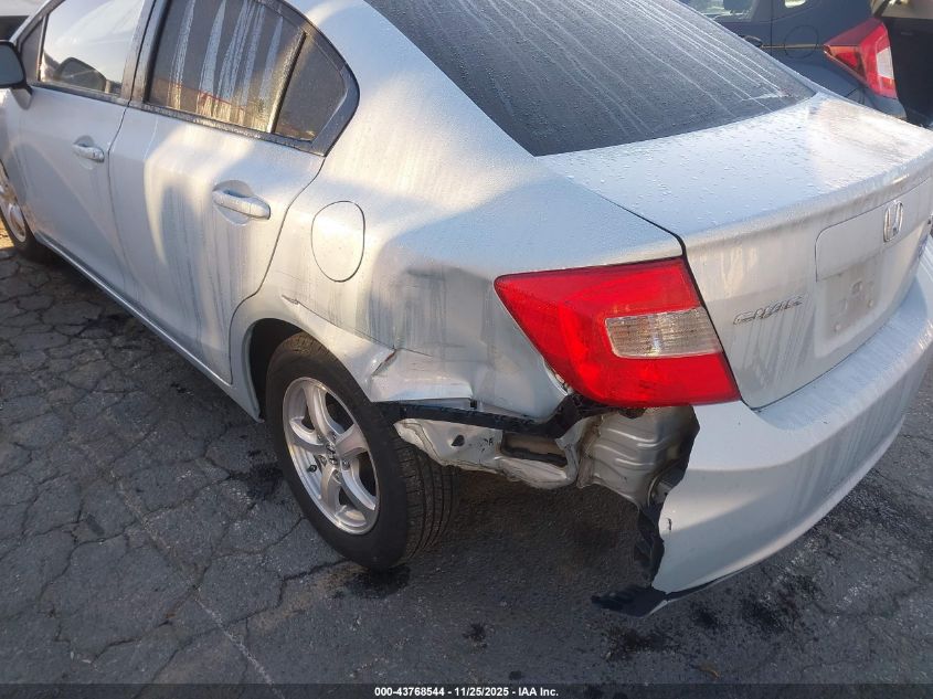 2012 Honda Civic Natural Gas VIN: 19XFB5F57CE000576 Lot: 43768544