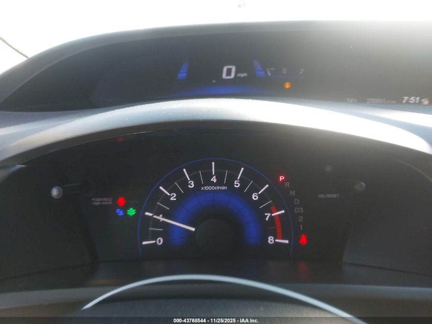 2012 Honda Civic Natural Gas VIN: 19XFB5F57CE000576 Lot: 43768544