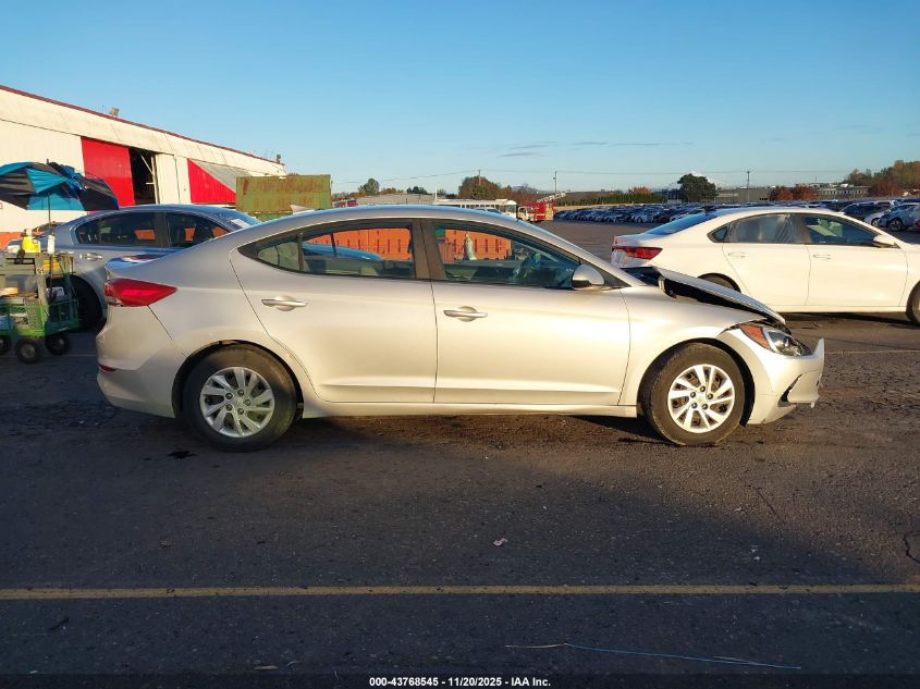 2017 Hyundai Elantra Se VIN: KMHD74LFXHU412737 Lot: 43768545